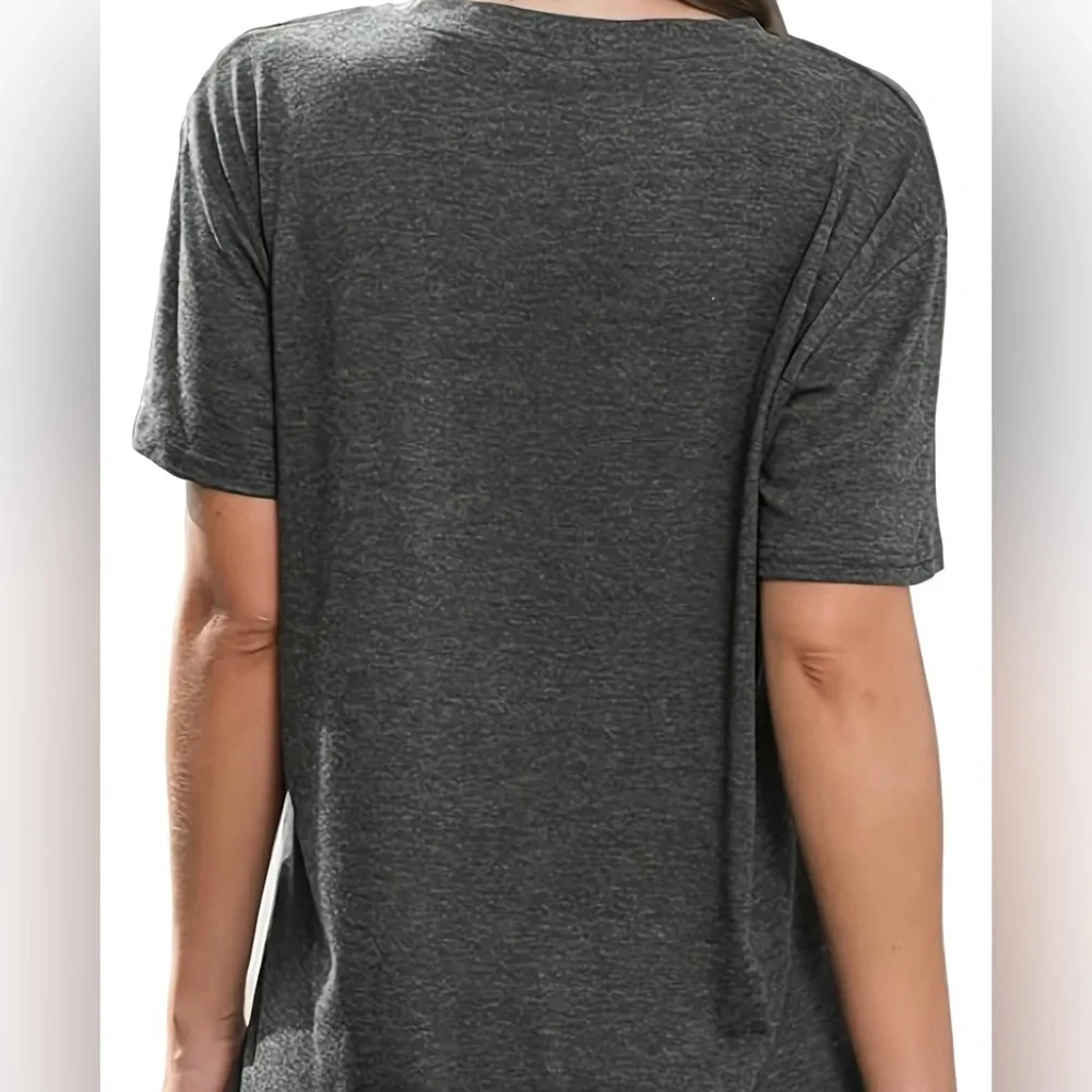 Brand New Disney Mama Dark Gray Shirt size S - Picture 2 of 3